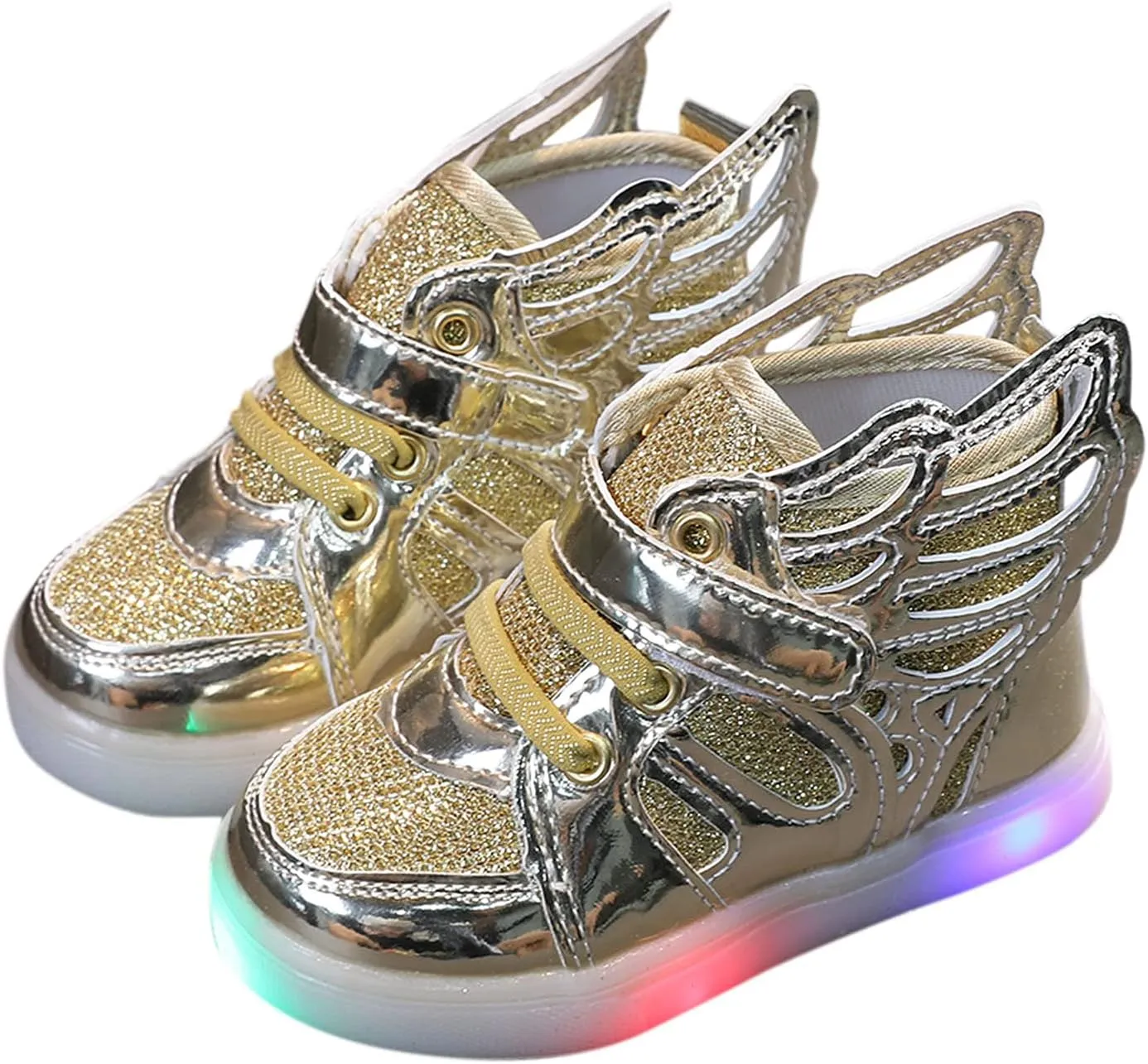 Sneakers for Girls LED Light Up Sneakers Breathable Sport Casual Shoes Kids Light Flashing Lightweight Running Shoes