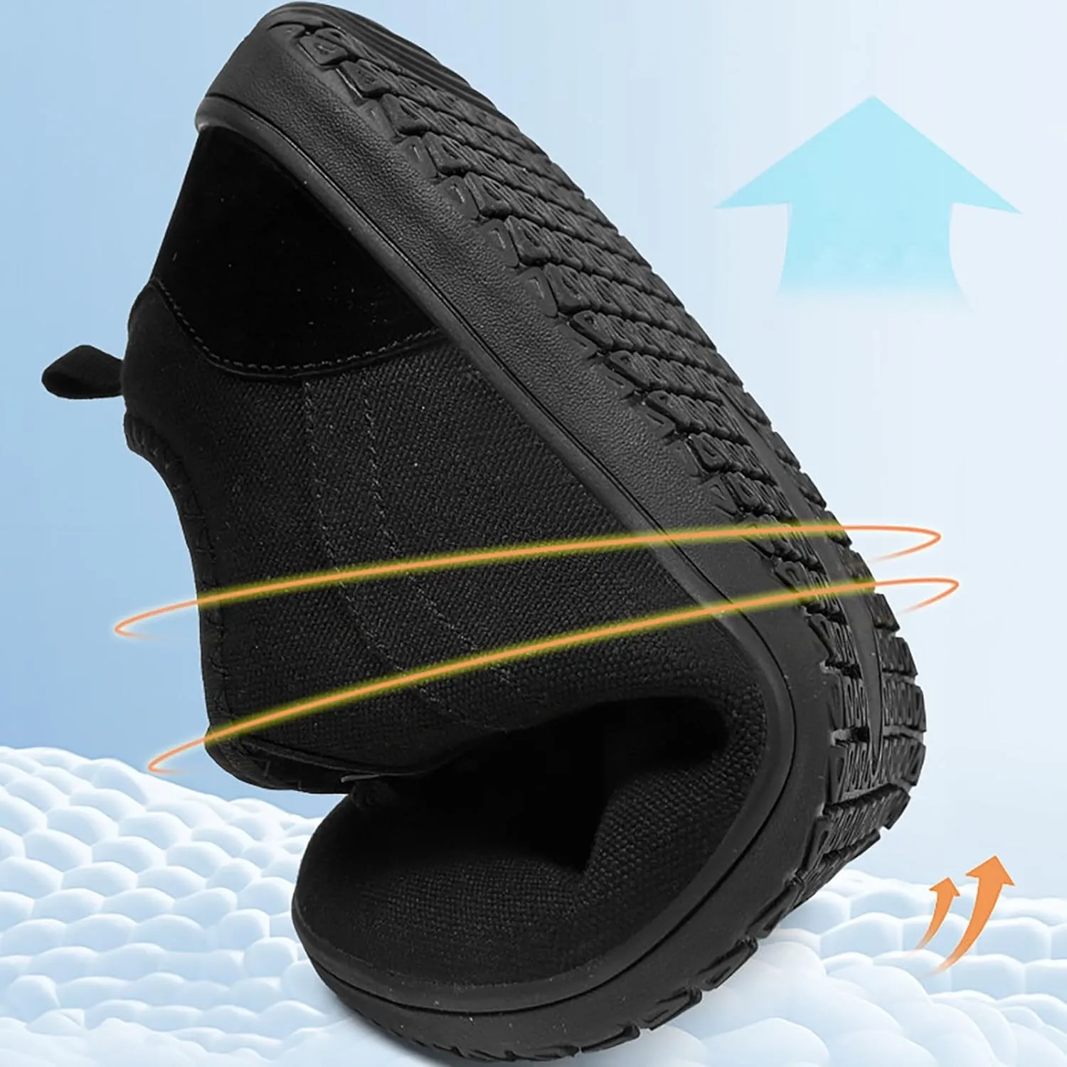 Sneakers for Men Womens Running Shoes Women's Slip on Shoes Wide Toe Box Trendy Casual Platform Loafers for Women Wide Womens Fashion Sneakers