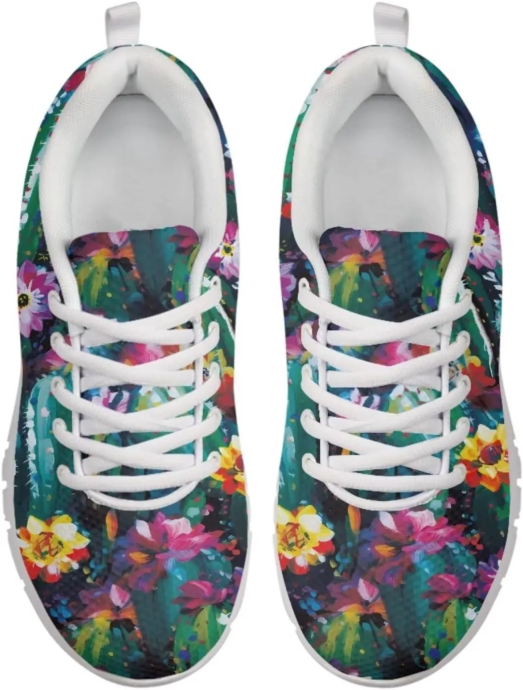 Sneakers for Women Light Lace-up Flats Sneakers Fashion Outdoor Walking Running Shoes