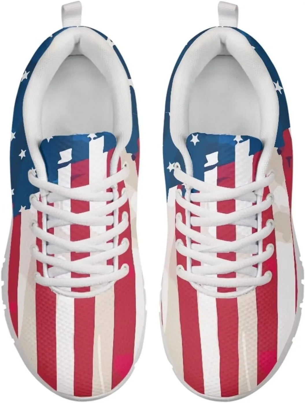 Sneakers for Women Light Lace-up Flats Sneakers Fashion Outdoor Walking Running Shoes