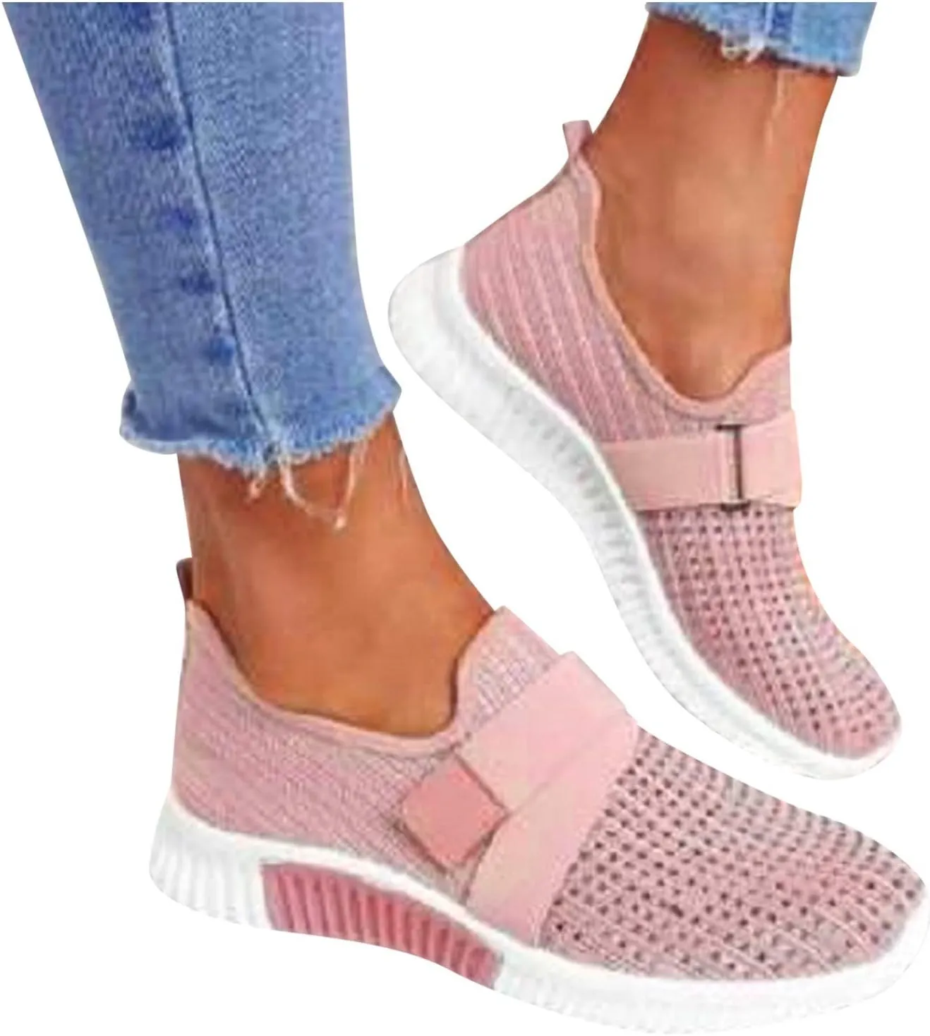 Sneakers for Women Walking Shoes Non Slip Lightweight Mens Casual Shoes Wide Feet Shoes Casual Black Platform Sneaker Black Tennis Shoe Loafers Casual Slip On
