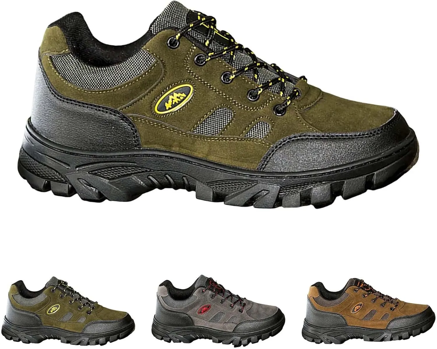 Spring Summer Men Sports Shoes Flat Bottom Lightweight Mesh Breathable Lace up Non Slip Comfortable Outdoor Walking Hiking Shoes for Men