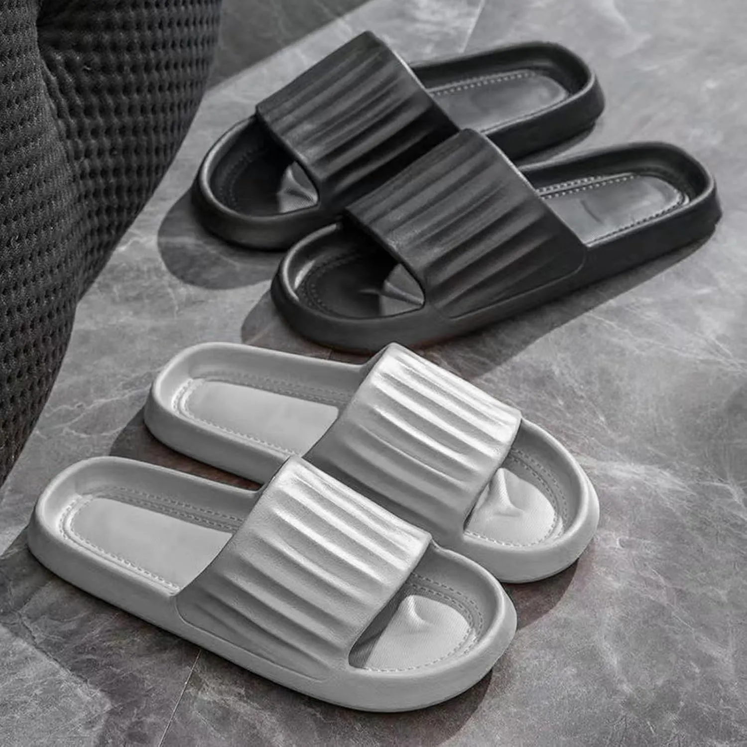Summer Slides Sandals for Women Bathroom House and Pool Sandals Beach Non Slip Sandal Womens Slides