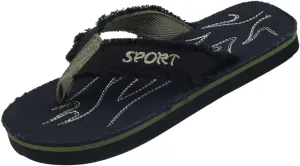 Sunville Boy's Light Weight Canvas Flip Flops Sandals