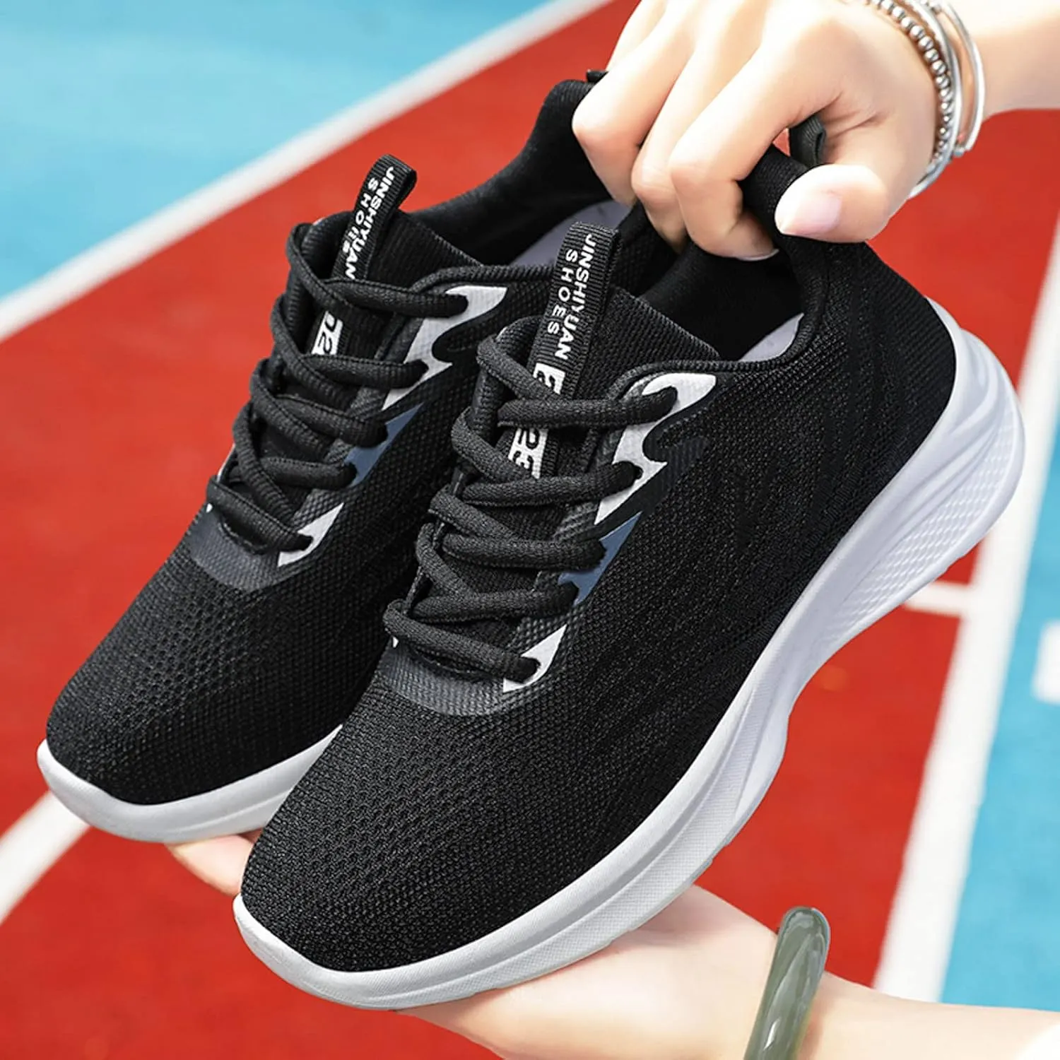 Trendy Wedge Sneakers for Women 2023 Women Slip On Tennis Shoes Size 8 Black Non Slip Shoes for Women Back Support White Sneakers for Women Platform Heel Zapatos CóModos para Mujer Embarazada