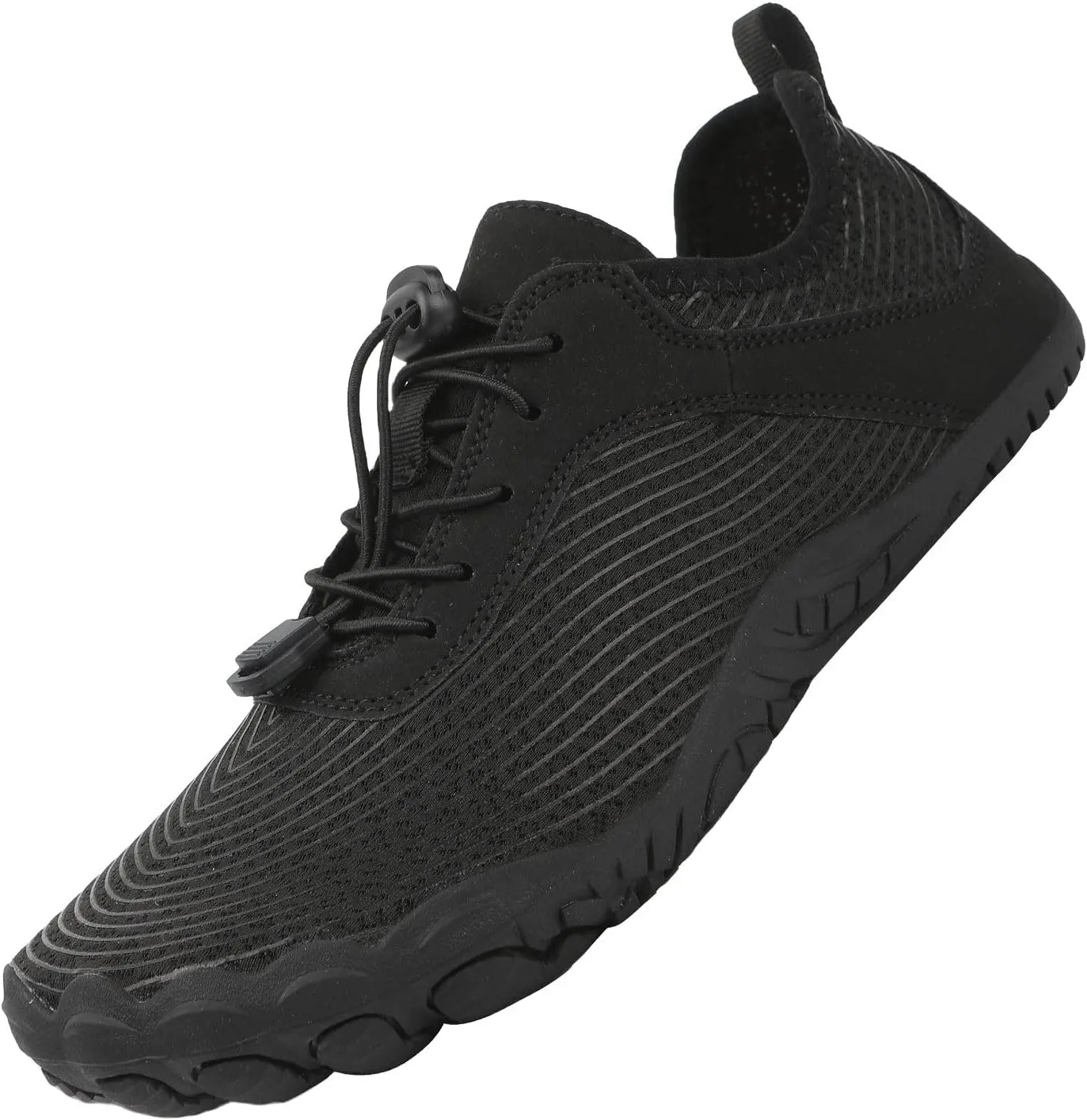 Water Shoes Mens Women Barefoot Outdoor Athletic Sport Shoes Swim Pool Beach Surf Walking Flats Wide Toe Hiking Aqua Flat Sport Diving Sailing Travel Shoe