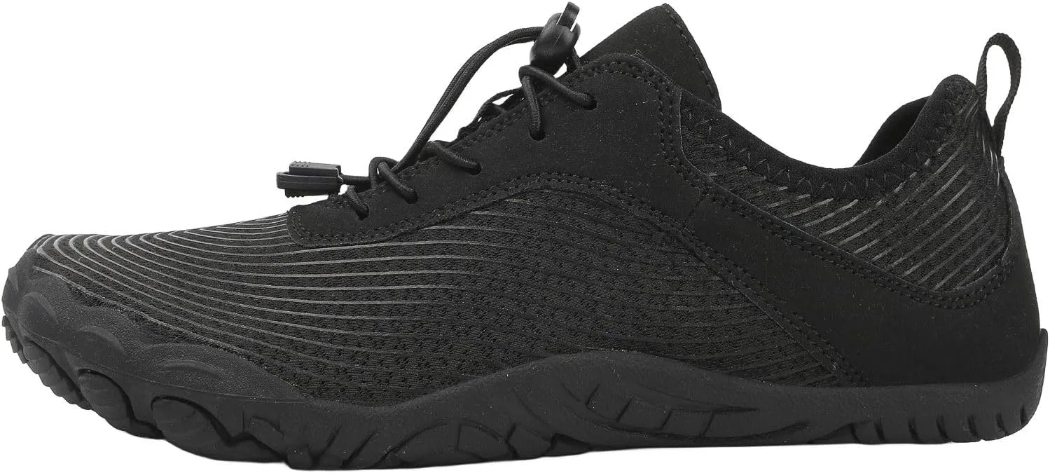 Water Shoes Mens Women Barefoot Outdoor Athletic Sport Shoes Swim Pool Beach Surf Walking Flats Wide Toe Hiking Aqua Flat Sport Diving Sailing Travel Shoe