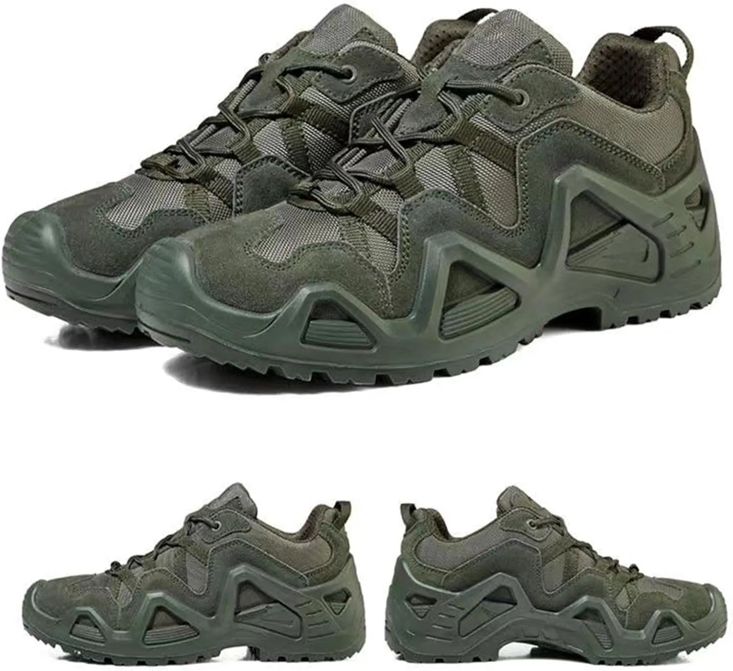 Waterproof Hiking Work Boots,Men's Tactical Boots,Lightweight Military Boots,Breathable Desert Boots,Low Cut Training Shoes,for Outdoor Hiking, Rock Climbing, Hunting Etc