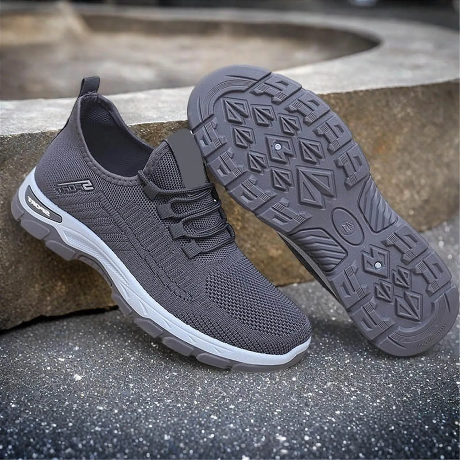 Women Men Slip On Walking Running Shoes Casual Breathable Walking Shoes Sport Athletic Sneakers Gym Tennis Slip On Comfortable Lightweight Shoe Non Slip Work Sport Athletic Trainer with Arch Support