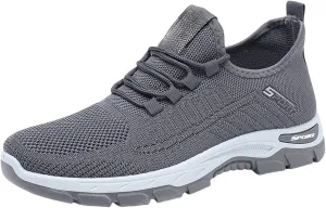 Women Men Slip On Walking Running Shoes Casual Breathable Walking Shoes Sport Athletic Sneakers Gym Tennis Slip On Comfortable Lightweight Shoe Non Slip Work Sport Athletic Trainer with Arch Support