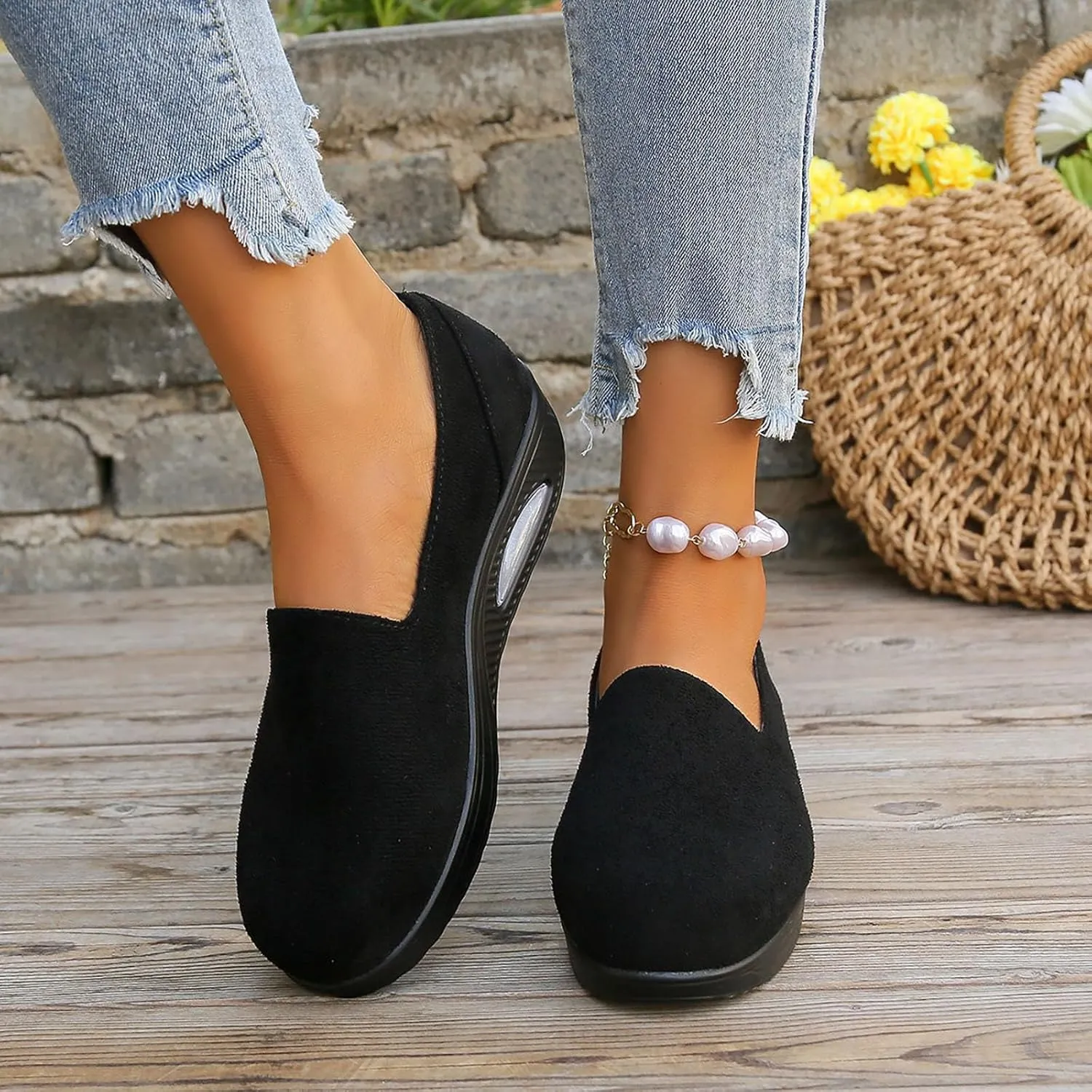 Women Walking Shoes with Arch Support Orthopedic Shoes for Women Sneakers for Women Running Shoes Slip On Casual Shoes Comfortable Fashion Tennis Shoes Mesh Lightweight Sneaker for Work