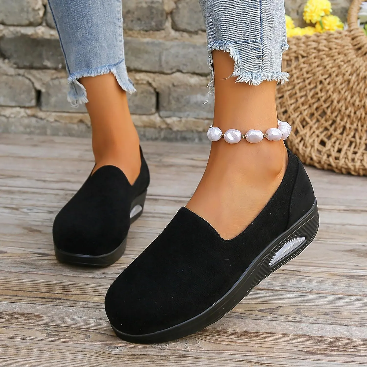 Women Walking Shoes with Arch Support Orthopedic Shoes for Women Sneakers for Women Running Shoes Slip On Casual Shoes Comfortable Fashion Tennis Shoes Mesh Lightweight Sneaker for Work