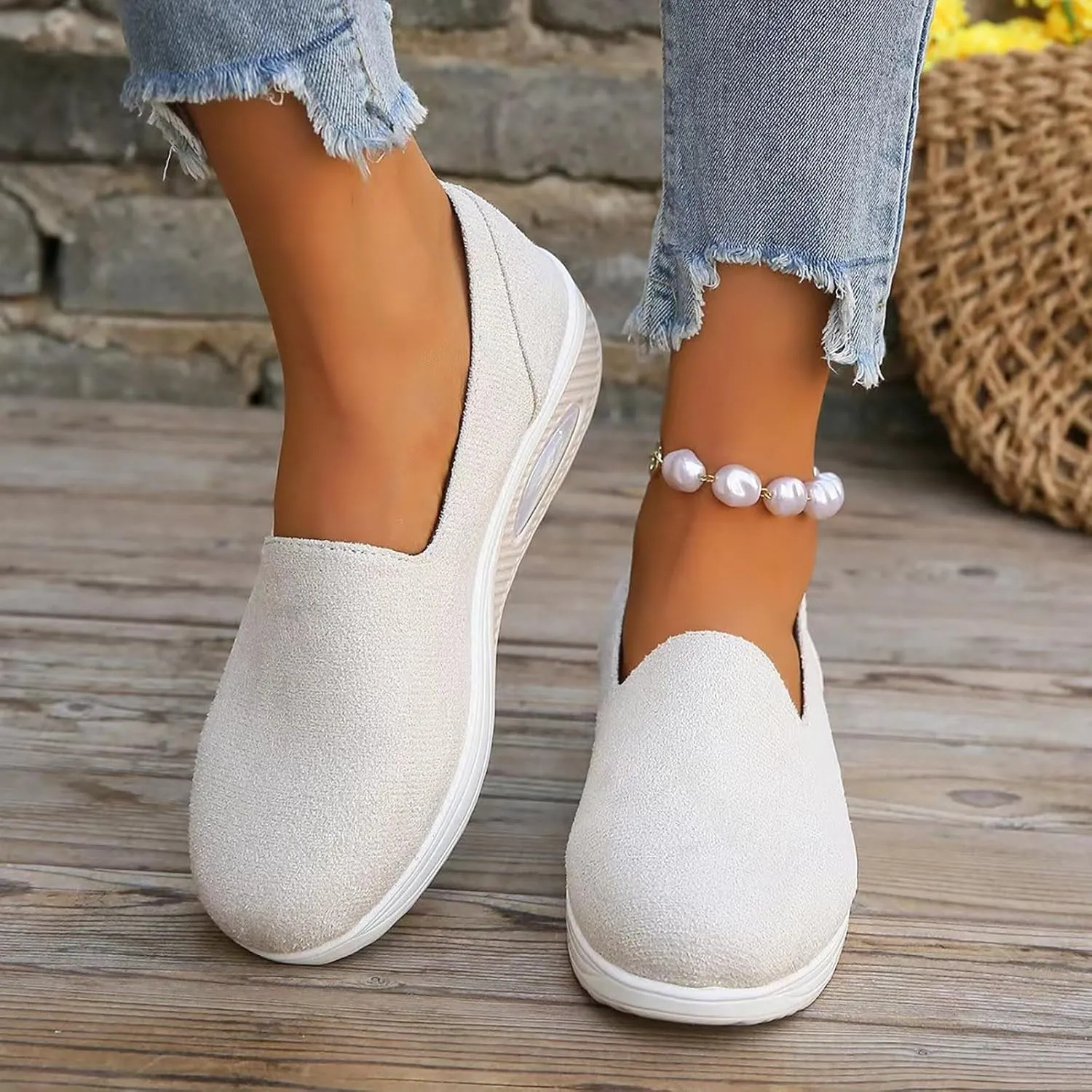 Women Walking Shoes with Arch Support Orthopedic Shoes for Women Sneakers for Women Running Shoes Slip On Casual Shoes Comfortable Fashion Tennis Shoes Mesh Lightweight Sneaker for Work