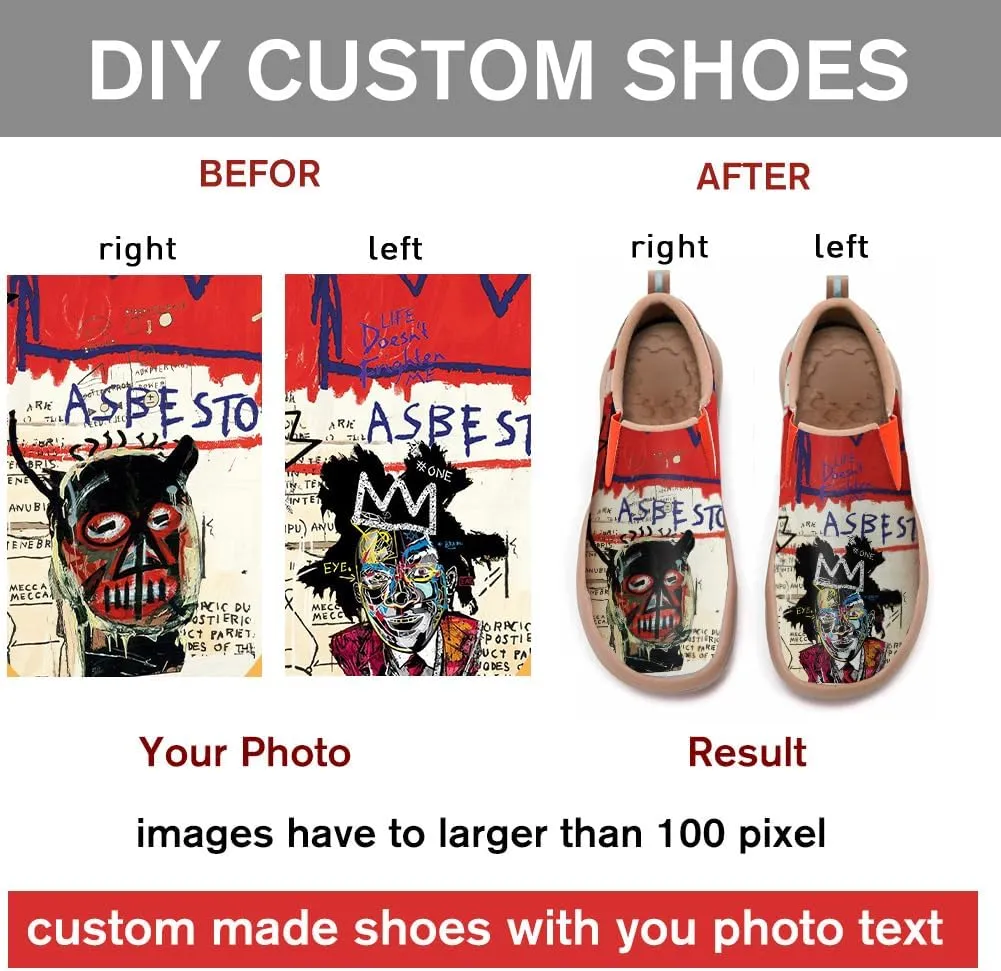 Women's Art Painted Loafers Slip-Ons Ladies Sneaker Soft Sole Anti-Slip Walking Travel Shoes