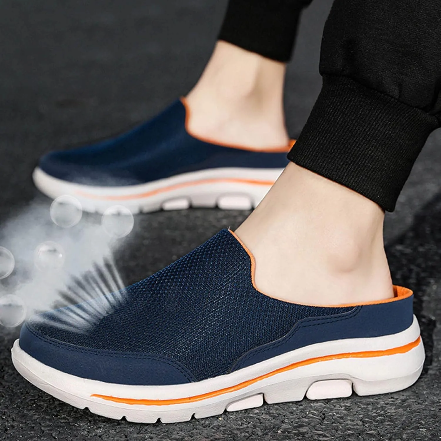 Womens Breathable Mesh Walking Mules Sneakers Mens Running Shoes Mesh Breathable Casual Shoes Trendy Waterproof Sneakers Red Tennis Shoe Loafers Dress Shoe