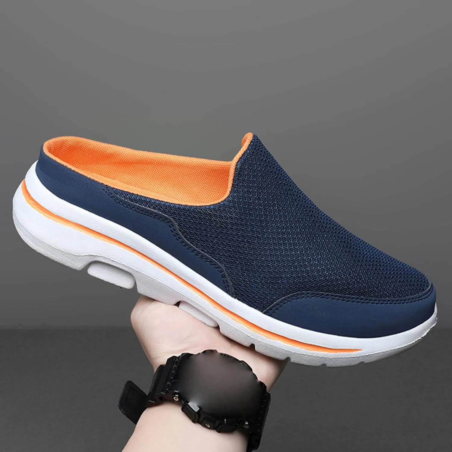 Womens Breathable Mesh Walking Mules Sneakers Mens Running Shoes Mesh Breathable Casual Shoes Trendy Waterproof Sneakers Red Tennis Shoe Loafers Dress Shoe
