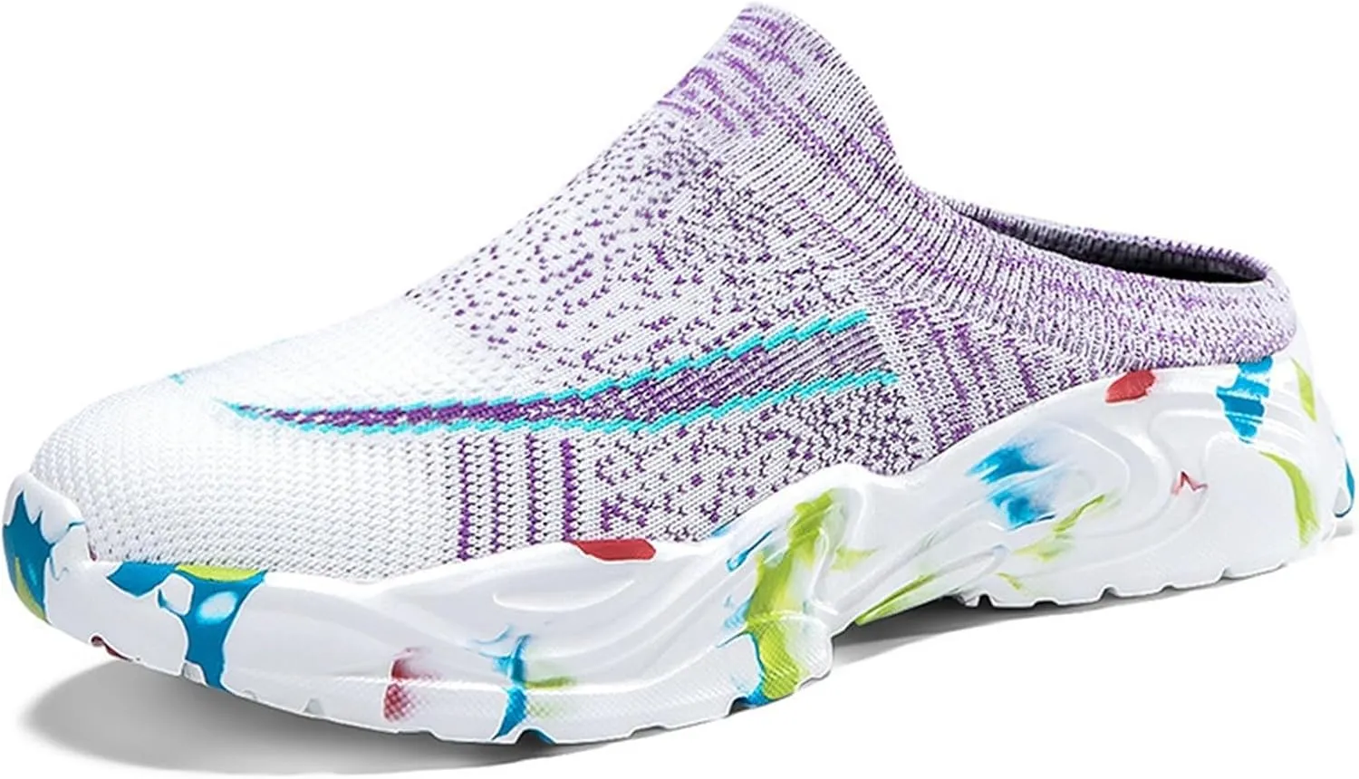 Womens Breathable Mesh Walking Mules Sneakers Running Shoes for Women High Top Ladies Casual Shoes Brown Sneakers Slip On Tennis Shoe Cross Trainer Shoe