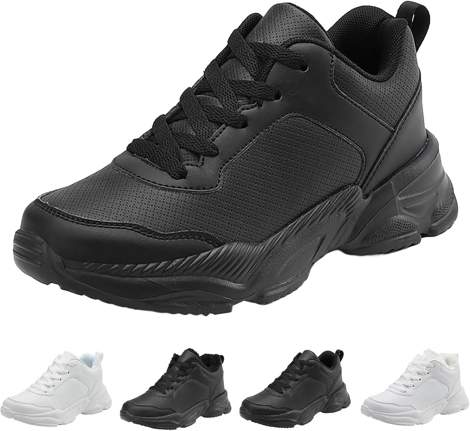Womens Breathable Sneakers Solid Color Lightweight Slip-on Comfortable Walking Running Shoes Casual Soft Tennis Shoes Non Slip Summer Spring Ladies Shoe