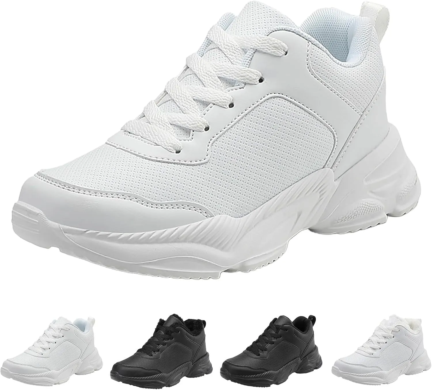 Womens Breathable Sneakers Solid Color Lightweight Slip-on Comfortable Walking Running Shoes Casual Soft Tennis Shoes Non Slip Summer Spring Ladies Shoe