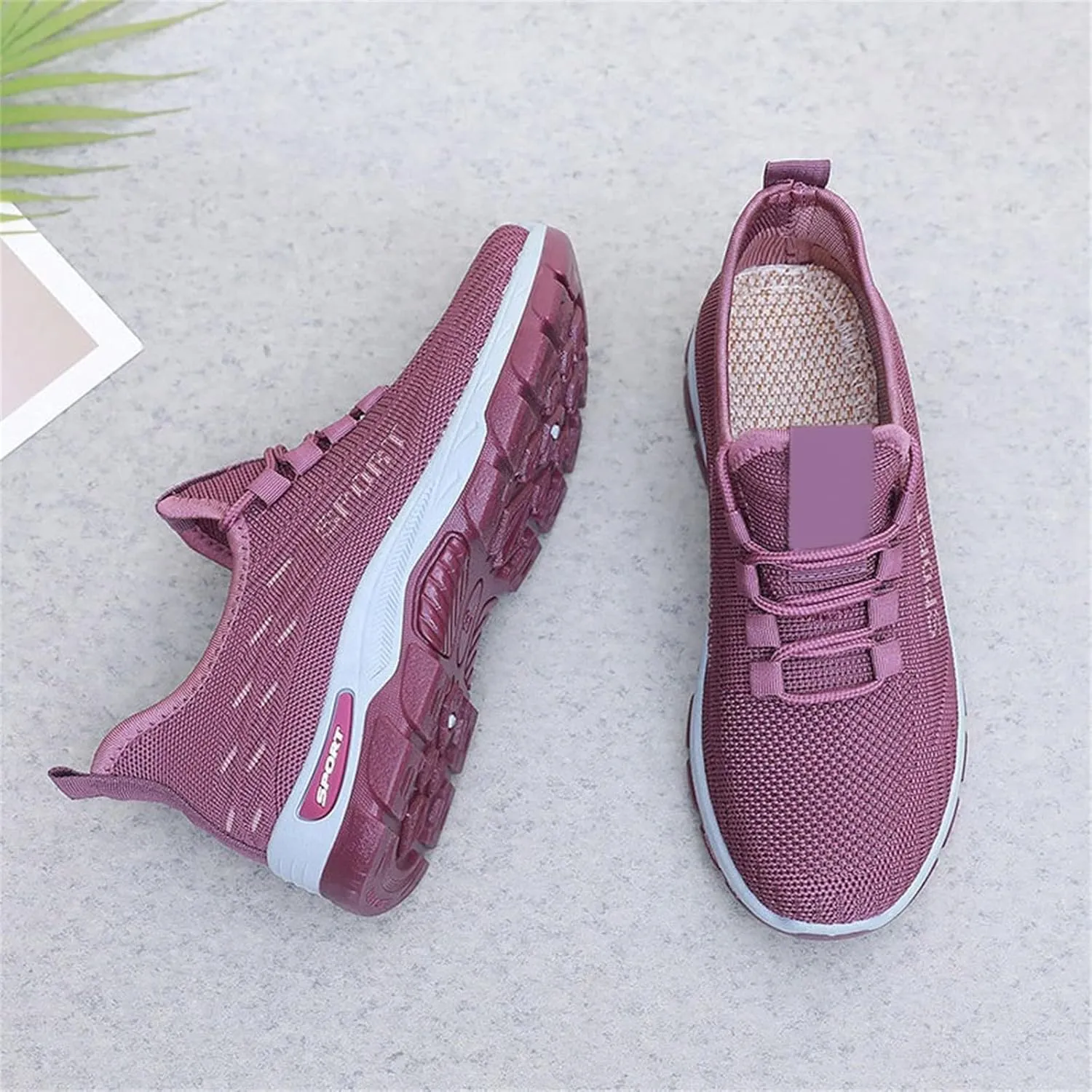 Womens Comfortwear Ortho Shoes Gym Tennis Athletic Mesh Sneakers Lightweigh Arch Support Breathable Sports Walking Shoes