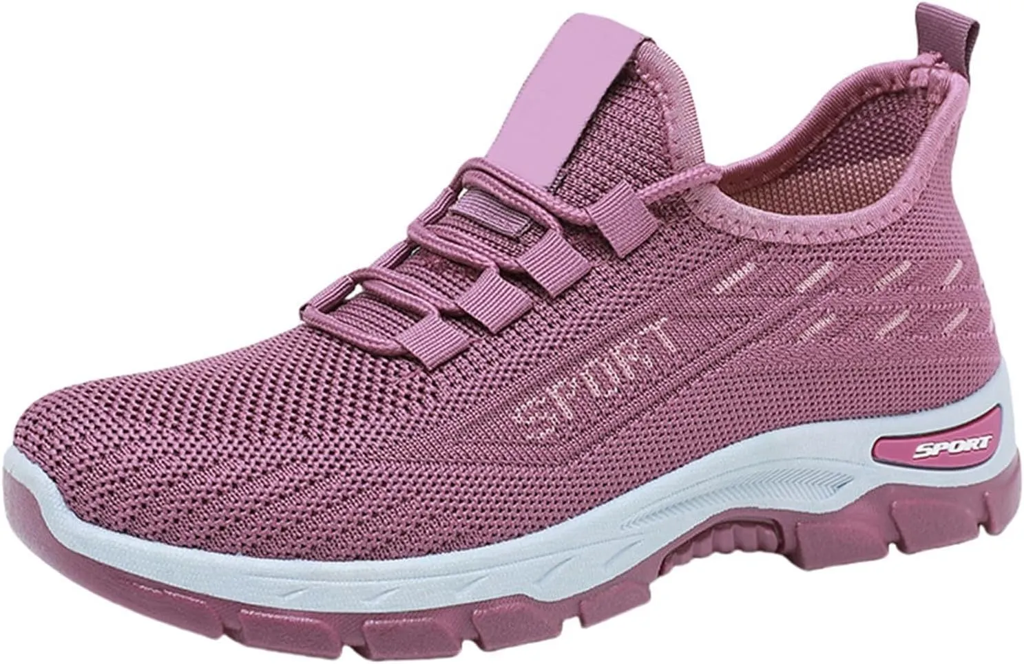 Womens Comfortwear Ortho Shoes Gym Tennis Athletic Mesh Sneakers Lightweigh Arch Support Breathable Sports Walking Shoes