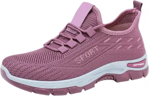 Womens Comfortwear Ortho Shoes Gym Tennis Athletic Mesh Sneakers Lightweigh Arch Support Breathable Sports Walking Shoes