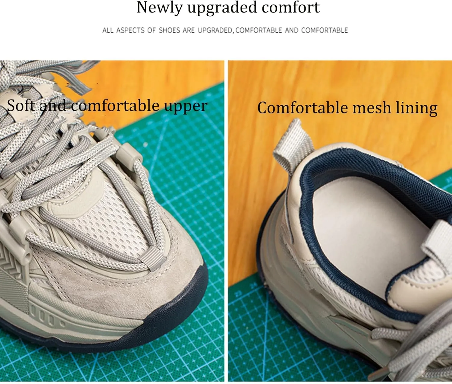 Women's Fashion Sneakers - Casual Platform Chunky Trainers with Breathable Mesh, Perfect for Spring and Autumn,Blue-35