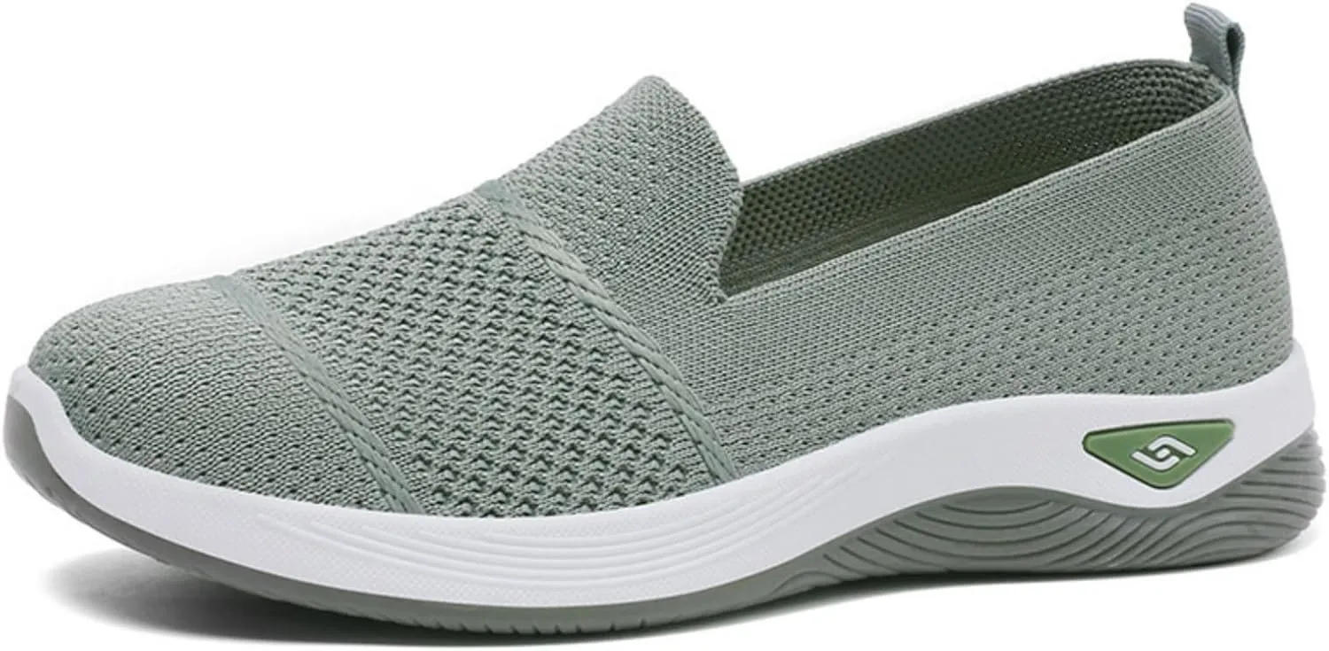 Womens Hollow Out Walking Shoes Non-Slip Adjustable Breathable Walking Shoe Comfortable Casual Athletic Sneakers Barefoot Casual Nurse Shoes Buffer Fitness Nursing Orthopedic Sneaker