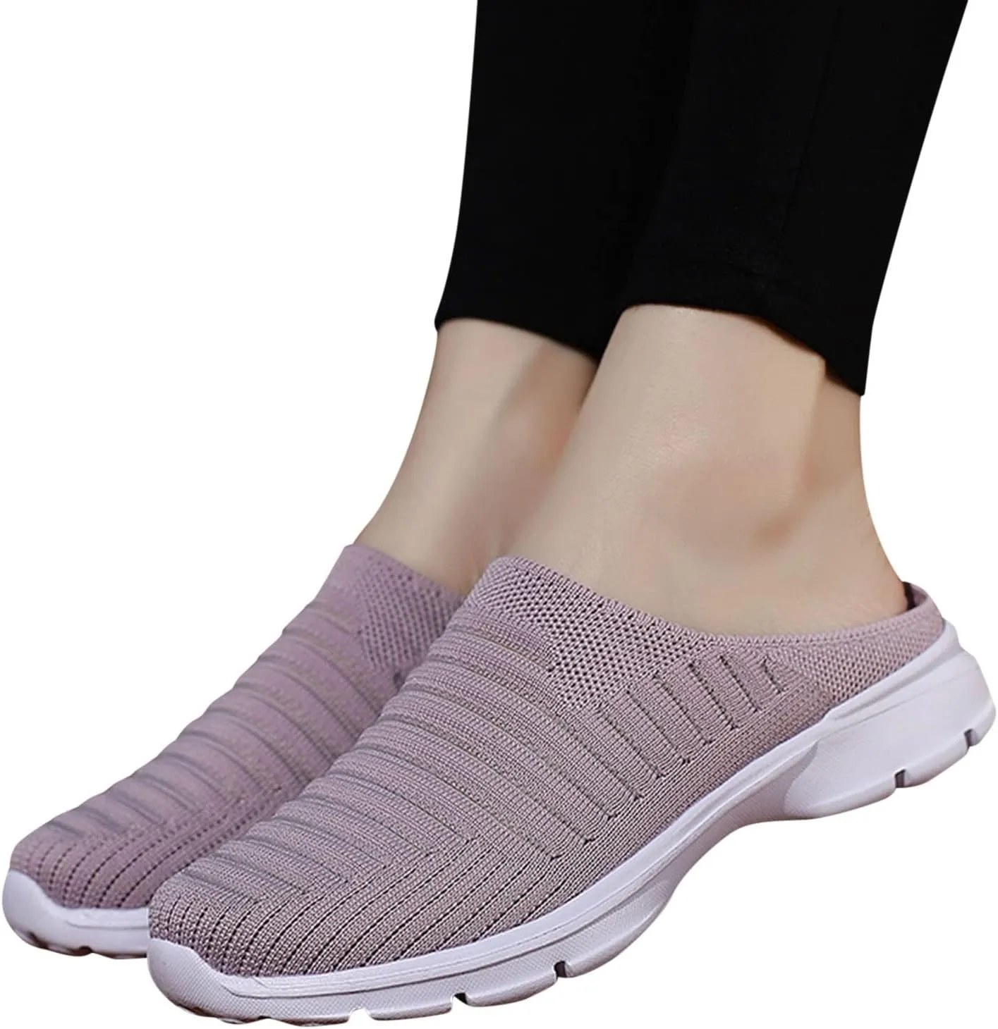 Women's Loafer Flat Walking Sneakers for Women Wide Width Womens Slip On Shoes Round Toe Flats Comfortable Mens Loafers Platform Sneakers for Women