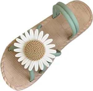 Womens Memory Foam Barefoot Slide Sandals Comfortable Summer Outdoor Adjustable Buckle Arch Support Beach Fashion Lightweight Casual Footwear Orthopedic Shoes for Women