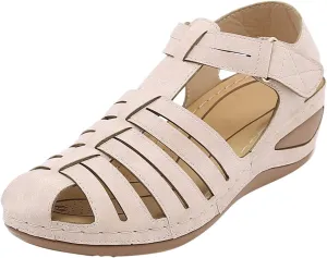 Womens Orthopedic Wedge Sandals Sandalias De Verano Para Mujer De Tacon Sandals for Women Dressy Casual Orthopaedic Shoes for Women Arch Support Orthopedic Shoes Wide Wide Foot Heels