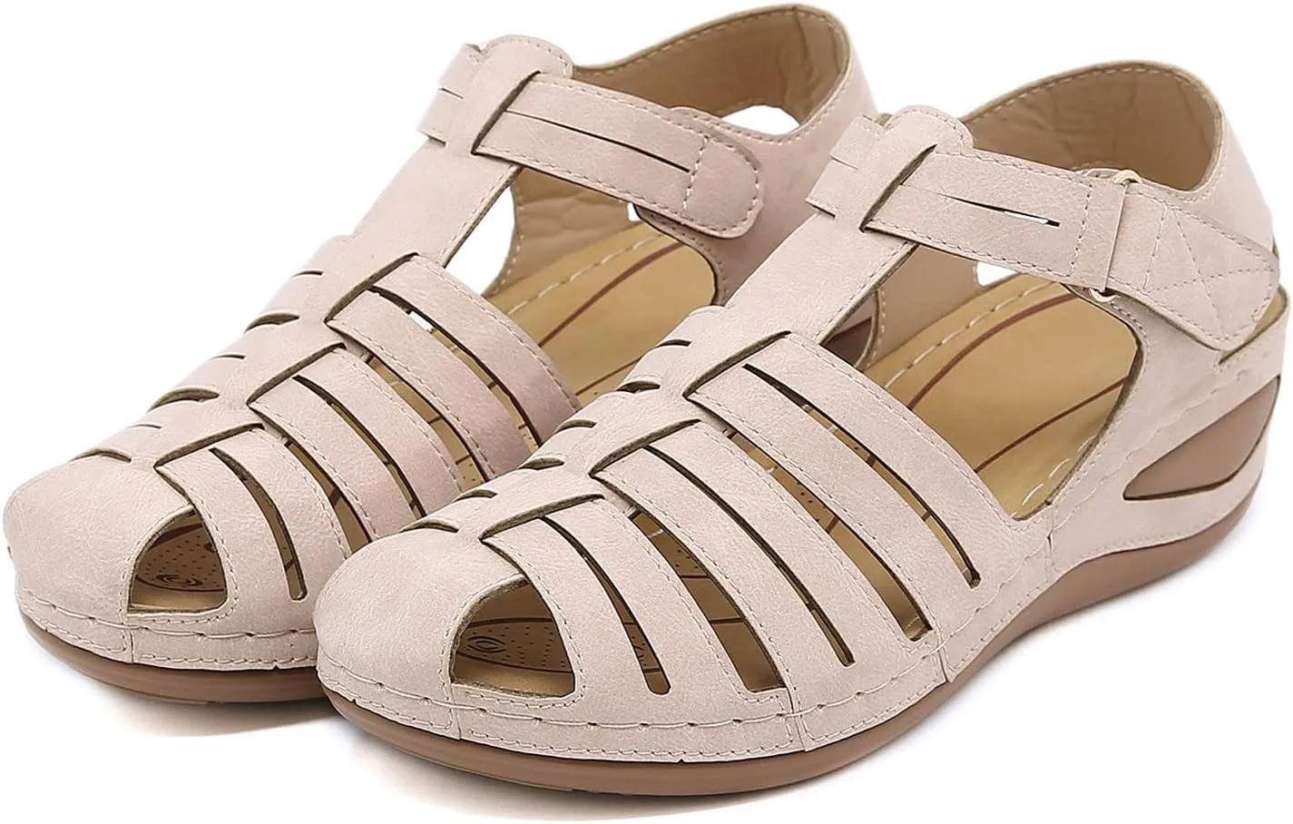 Womens Orthopedic Wedge Sandals Sandalias De Verano Para Mujer De Tacon Sandals for Women Dressy Casual Orthopaedic Shoes for Women Arch Support Orthopedic Shoes Wide Wide Foot Heels