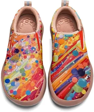 Women's Painted Travel Shoes Slip Ons Comfortable Lightweight Walking Loafers