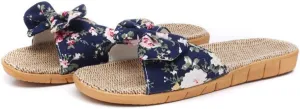 Womens Sandals, Womens Flower Flip-Flops, Summer Clip-Toe Flats, Indoor Outdoor Slippers Light Non-Slip
