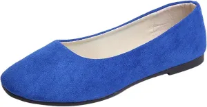 Womens Shoes Round Toe Ballet Flats Shoes Loafers & Slip-ons Solid Color Comfortable Soft Flat Lightweight