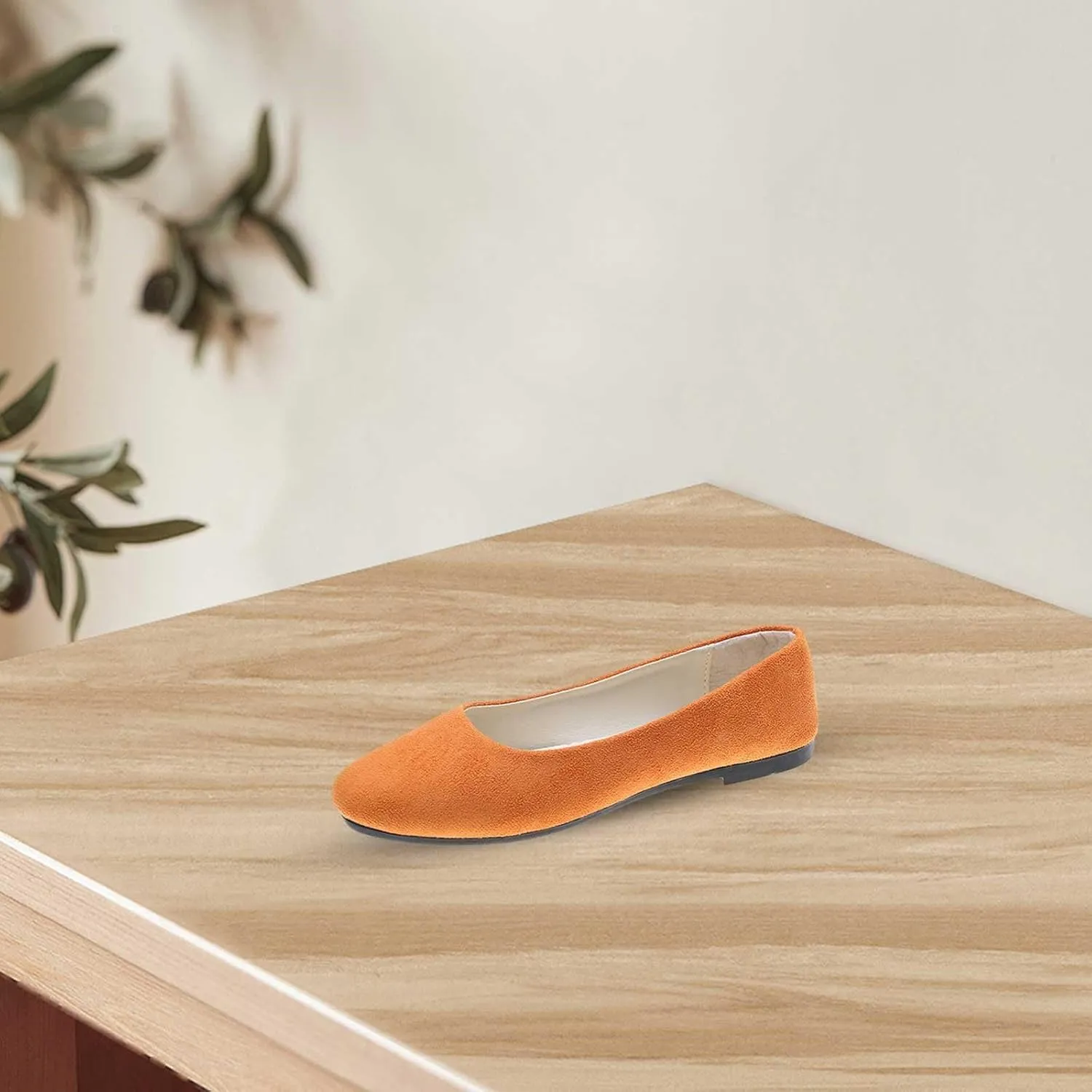 Womens Shoes Round Toe Ballet Flats Shoes Loafers & Slip-ons Solid Color Comfortable Soft Flat Lightweight