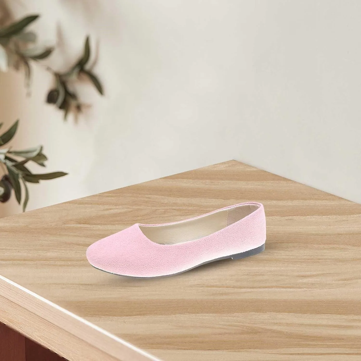 Womens Shoes Round Toe Ballet Flats Shoes Loafers & Slip-ons Solid Color Comfortable Soft Flat Lightweight