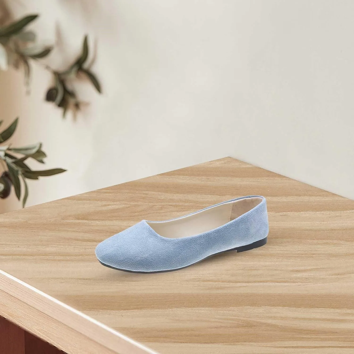 Womens Shoes Round Toe Ballet Flats Shoes Loafers & Slip-ons Solid Color Comfortable Soft Flat Lightweight