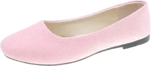 Womens Shoes Round Toe Ballet Flats Shoes Loafers & Slip-ons Solid Color Comfortable Soft Flat Lightweight