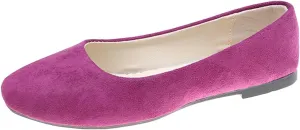 Womens Shoes Round Toe Ballet Flats Shoes Loafers & Slip-ons Solid Color Comfortable Soft Flat Lightweight