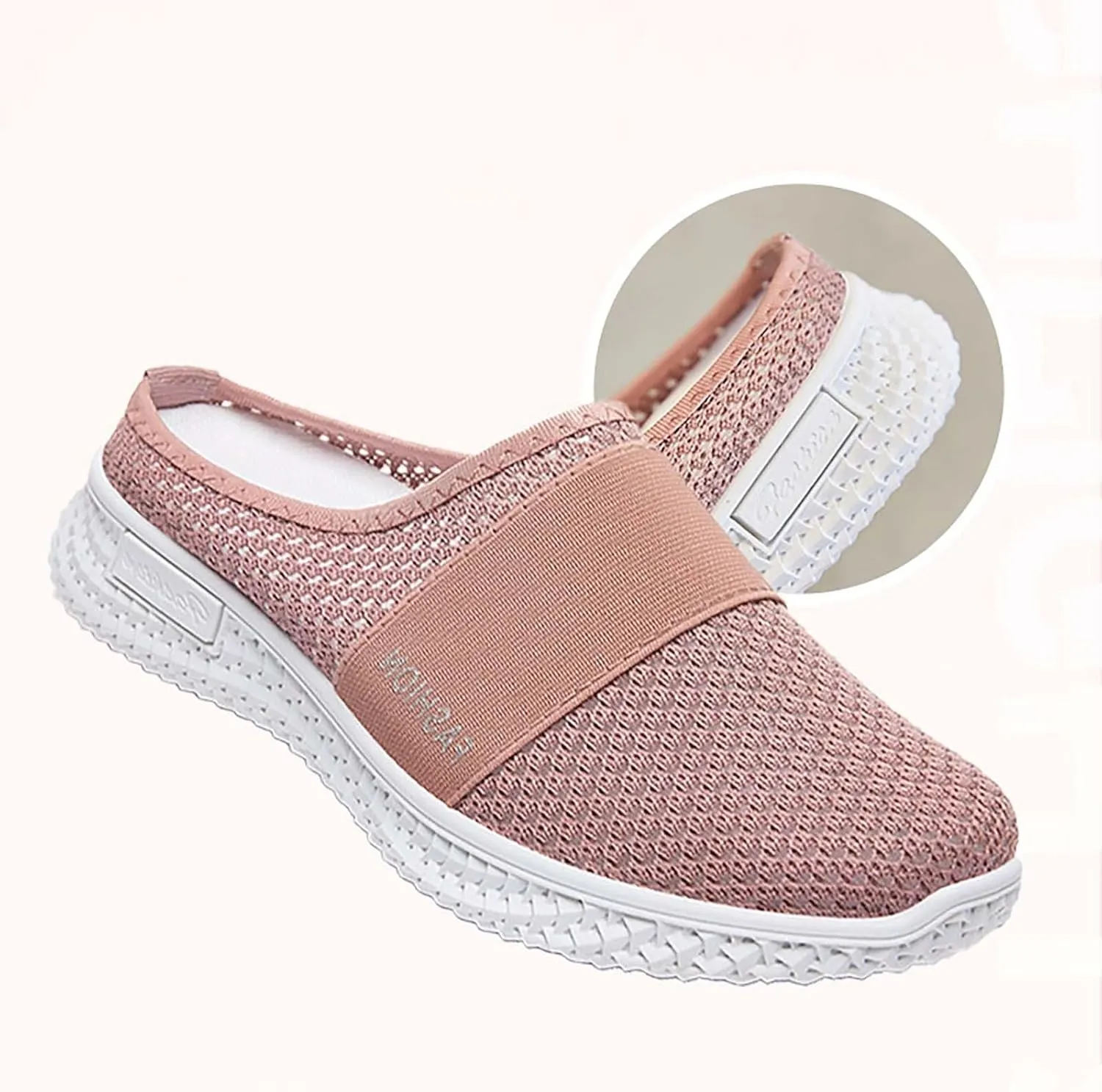 Women's Slip-On Orthopedic Arch Support Backless Running Shoes for Women Walking Men's Casual Dress Shoes Shoes Sneakers Steel Toe Tennis Shoe White Loafers