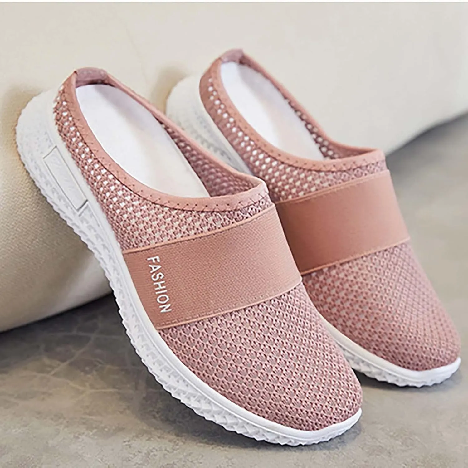 Women's Slip-On Orthopedic Arch Support Backless Running Shoes for Women Walking Men's Casual Dress Shoes Shoes Sneakers Steel Toe Tennis Shoe White Loafers