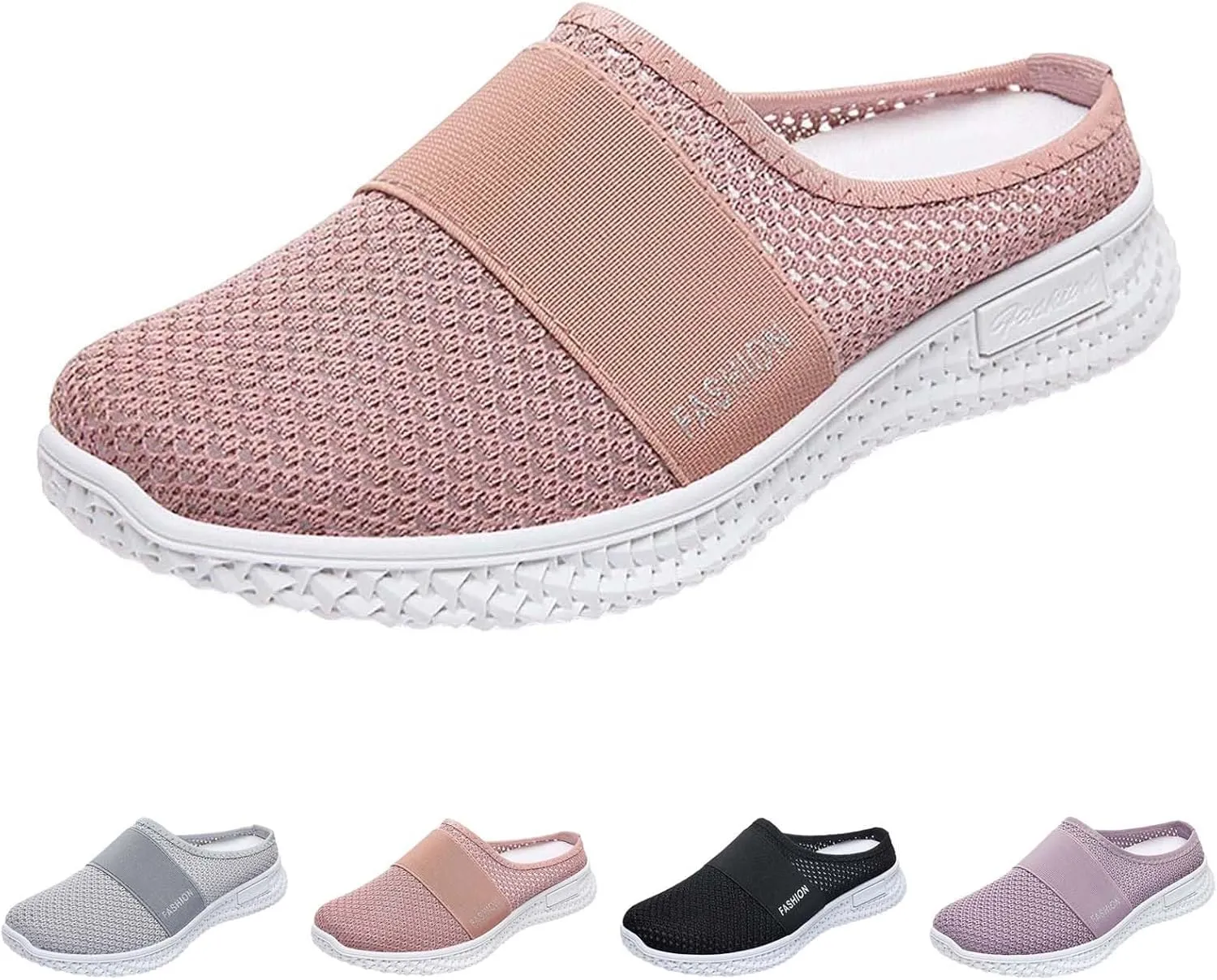Women's Slip-On Orthopedic Arch Support Backless Running Shoes for Women Walking Men's Casual Dress Shoes Shoes Sneakers Steel Toe Tennis Shoe White Loafers
