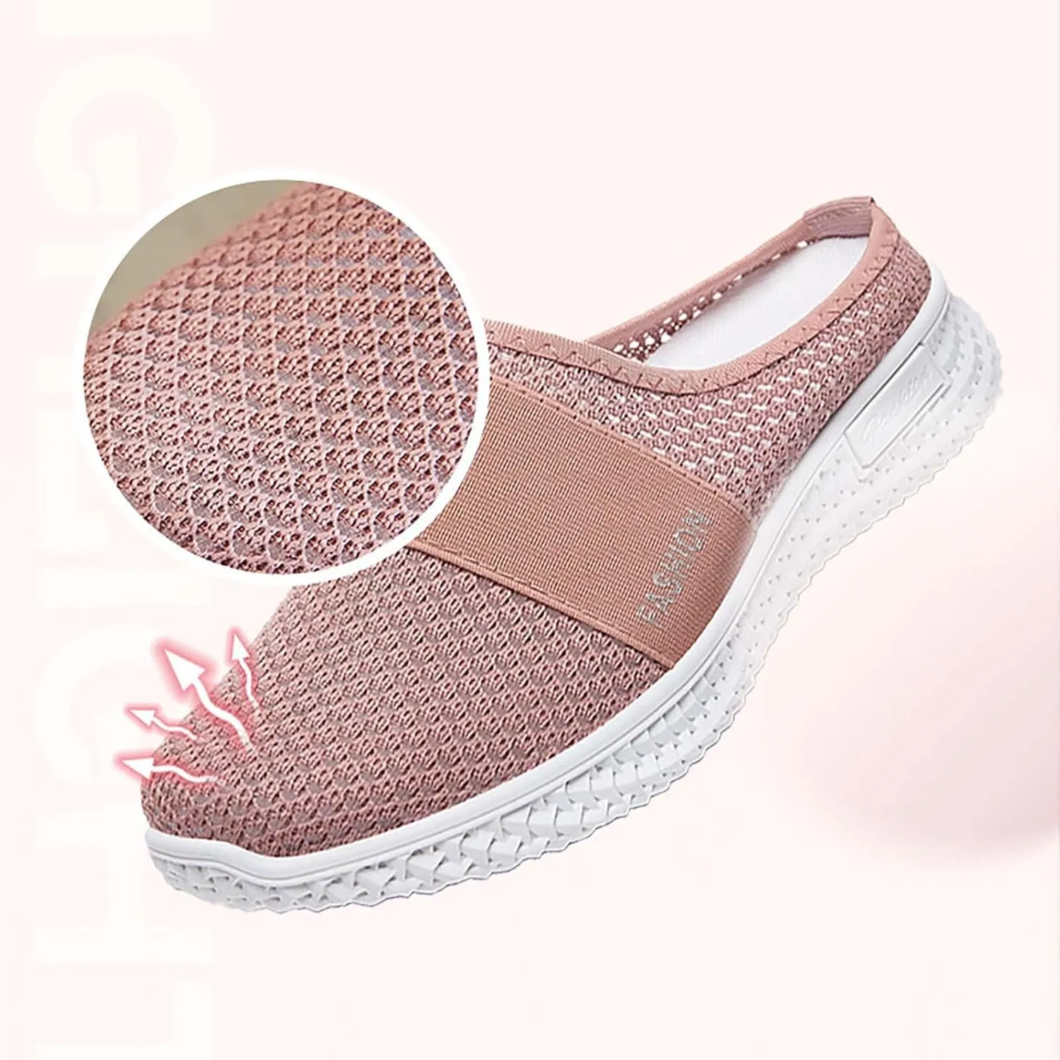 Women's Slip-On Orthopedic Arch Support Backless Running Shoes for Women Walking Men's Casual Dress Shoes Shoes Sneakers Steel Toe Tennis Shoe White Loafers