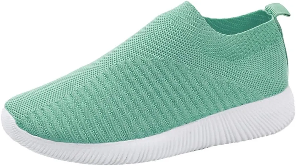 Women’s Slip-On Shoes Casual Lace-Free Walking Loafers Running Shoes for Women Walking Casual Shoes Fashion Sneakers 2025 Brown Tennis Shoe Loafers Casual Slip On