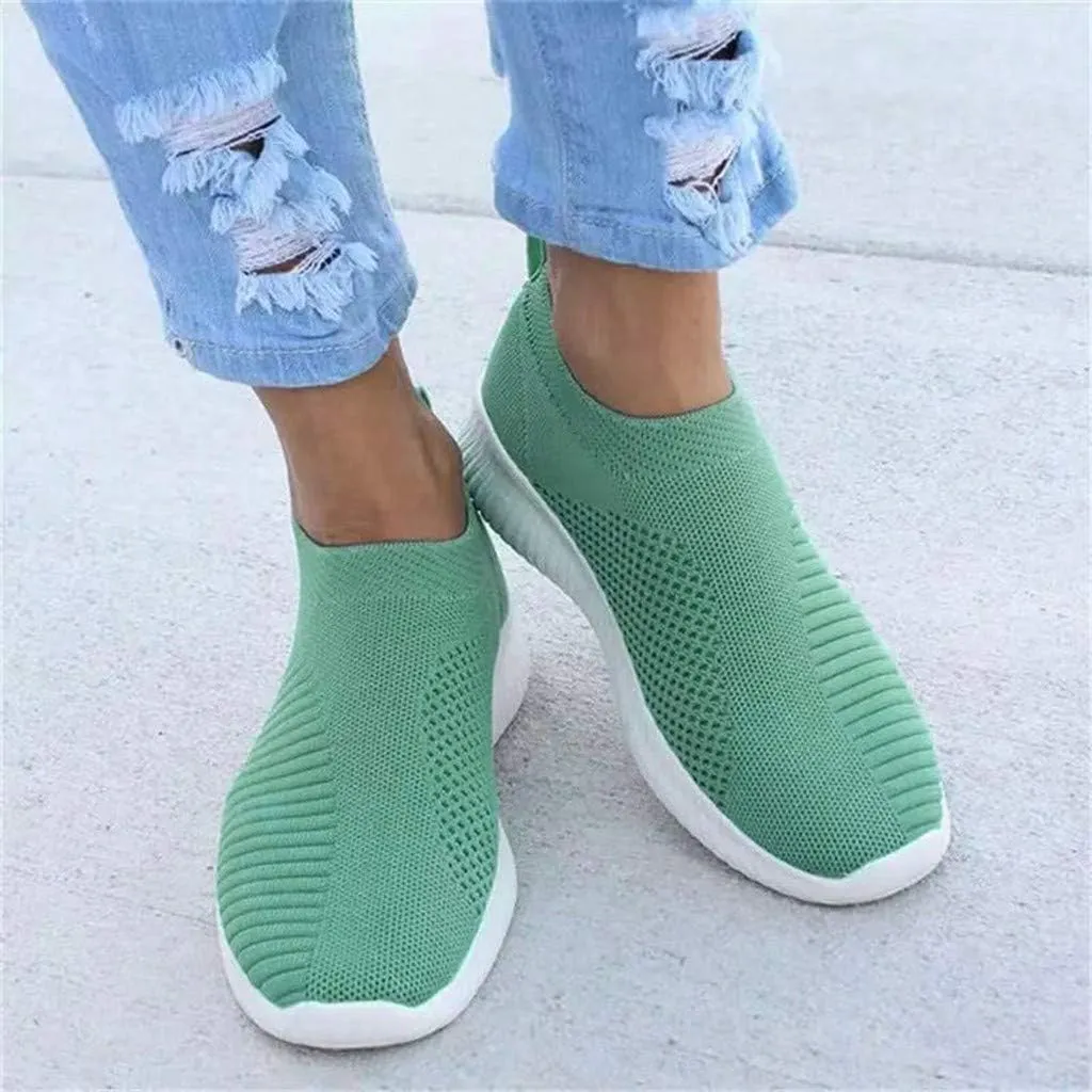 Women’s Slip-On Shoes Casual Lace-Free Walking Loafers Running Shoes for Women Walking Casual Shoes Fashion Sneakers 2025 Brown Tennis Shoe Loafers Casual Slip On