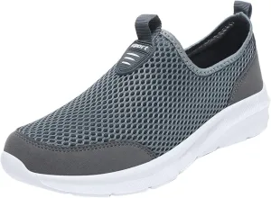 Women's Slip On Sneakers Lightweight Breathable Walking Shoes Women Flat Feet White Casual Shoes Walking Sneakers Brown Tennis Shoe White Loafers