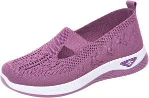 Women's Slip on Sneakers Orthopedic Walking Shoes Lightweight Comfortable Running Shoes Anti-Slip Mesh Shoes Sneakers