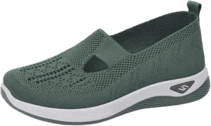 Women's Slip on Sneakers Orthopedic Walking Shoes Lightweight Comfortable Running Shoes Anti-Slip Mesh Shoes Sneakers