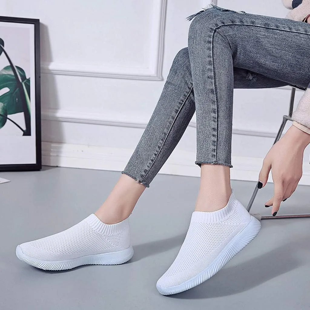 Womens Slip on Walking Shoes Comfort Lightweight Womens Running Shoes Comfortable Casual Shoes for Fall Casual Sneakers Waterproof Tennis Shoe Trainers Shoe